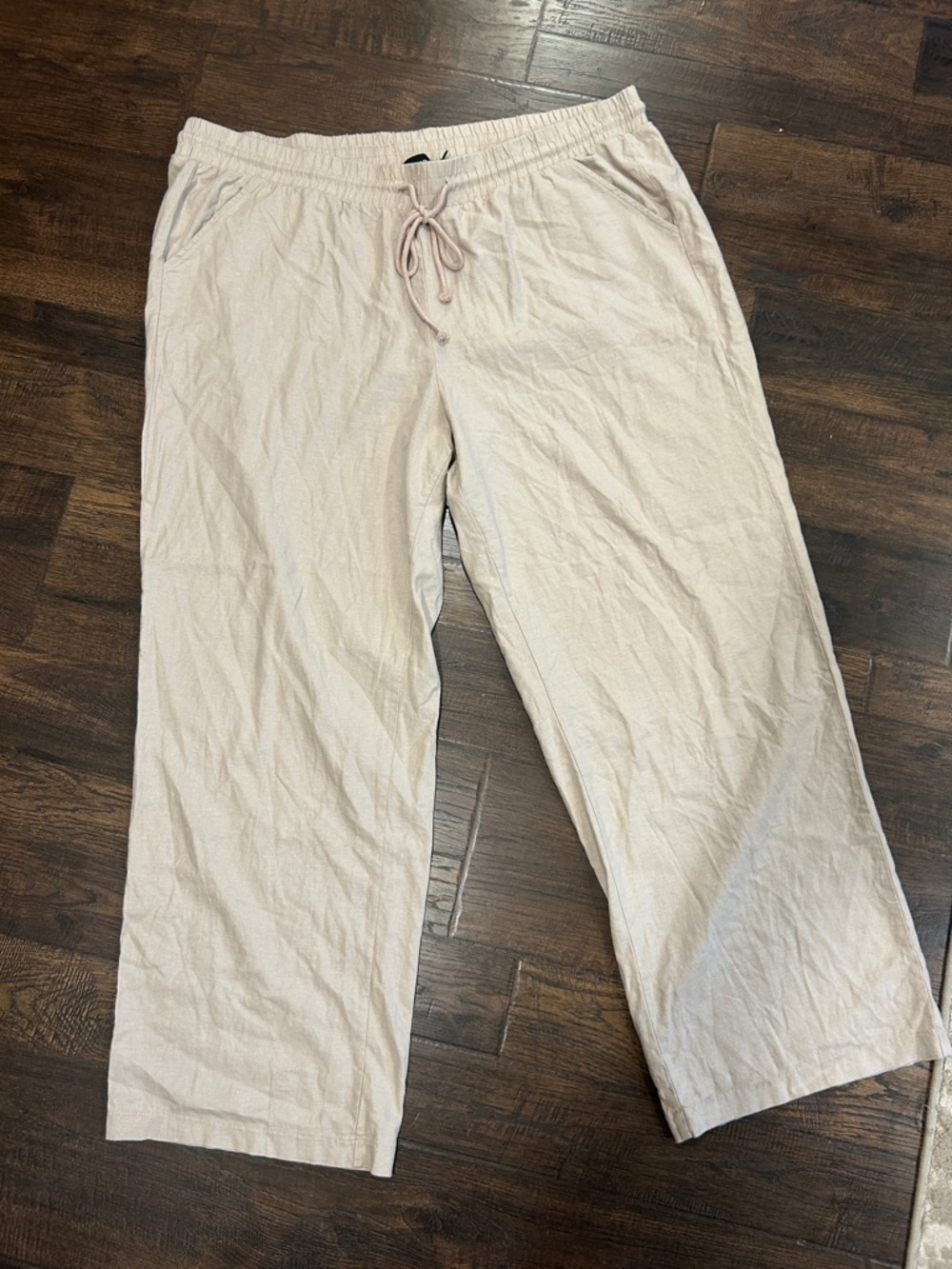 NWT Torrid wide leg linen rayon pull on pants size 3